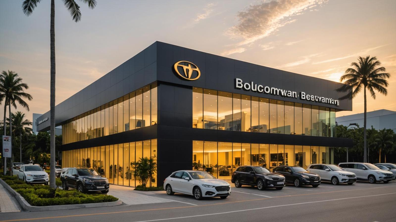 Tivoly dealership exterior in Kuala Lumpur