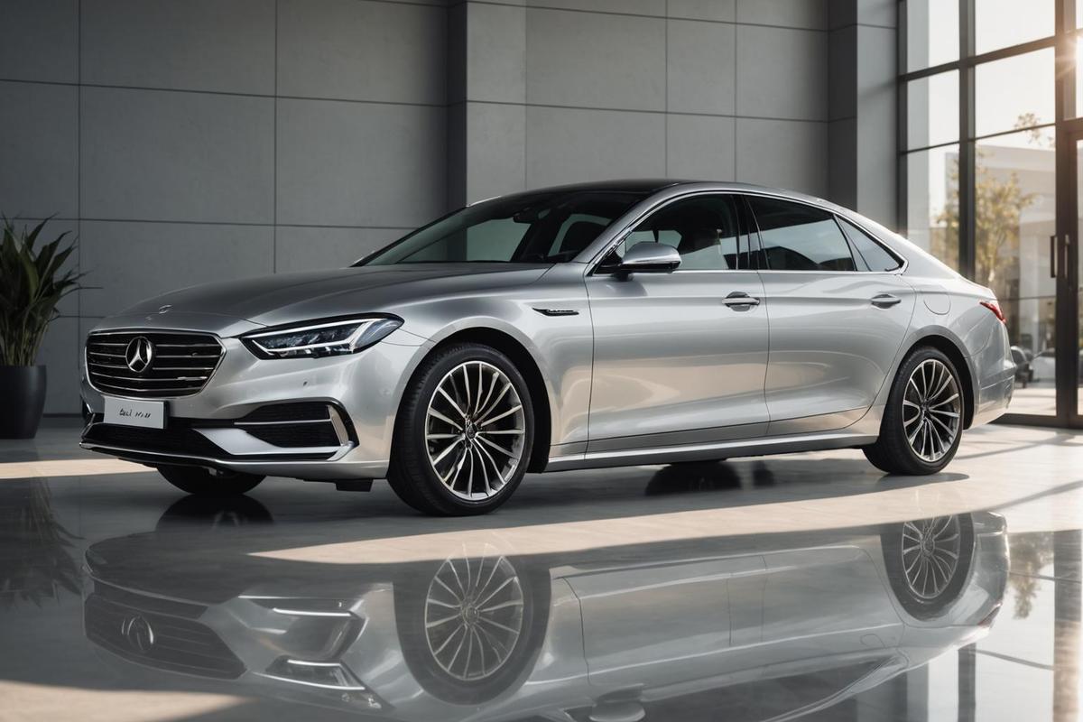 Silver executive sedan available at Tivoly